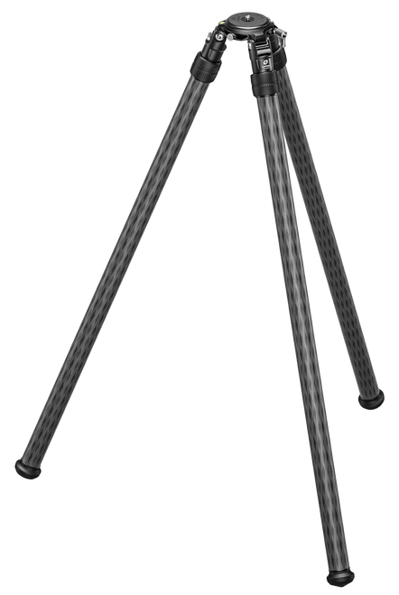 Leofoto Usa SO-322CX Inverted 2 Section Carbon Fiber Tripod Tripod 6.30"-63.98" High Black Aluminum