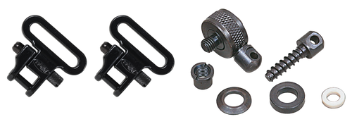 Allen 14430 Swivel Set  Black 1" Shotgun Metal