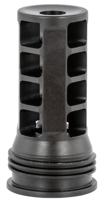 Huxwrx 1628 QD 762 Muzzle Brake Black with 1/2"-28 tpi Threads &  2.30" OAL for 30 Cal AR-Platform