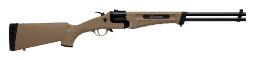 Savage Arms 23004 42 Takedown Full Size 22 LR/410 Gauge 1rd 20" Black Satin Sporter Barrel, Flat Dark Earth Carbon Steel Receiver, Flat Dark Earth Fixed Synthetic Stock, Ambidextrous