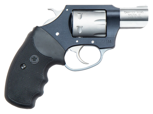 Charter Arms 52370 Pathfinder Lite Small 22 WMR, 8 Shot 2" Matte Stainless Steel Barrel & Cylinder, Aircraft Aluminum Frame w/Black Finger Grooved Rubber Grip, Exposed Hammer