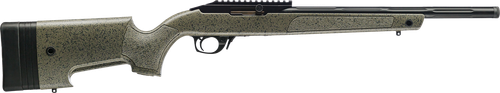 Bergara Rifles BXR001 BXR  22 LR 10+1 16.50" Matte Blued Fluted Chromoly Steel Barrel, Matte Blued Aluminum Receiver, Black Speckled Green Synthetic Stock, Right Hand