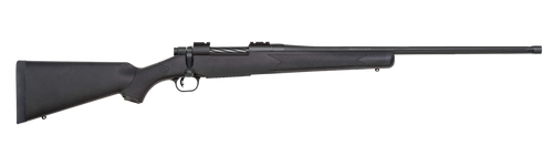 Mossberg 28234 Patriot Carbine 300 Win Mag 5+1 20" Matte Blued Threaded Bull Barrel, Matte Blued Drilled & Tapped Receiver, Fixed Black Synthetic Stock