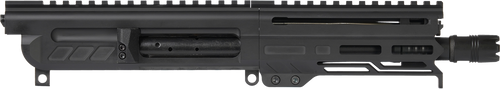 CMMG 30B0E67AB Dissent MK4 300 Blackout 6.50", Left Side Charging Handle, Armor Black, Zeroed Linear Comp, 4.60" M-LOK Handguard, Picatinny End Plate, Fits AR-Platform