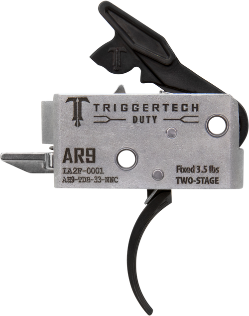 TriggerTech AH9TDB33NNC Duty  Curved Trigger Two-Stage 3.50 lbs Draw Weight Fits AR-9