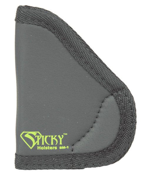 Sticky Holsters SM1 SM-1  IWB Size 1 Black/Green Latex Free Rubber Fits Beretta Tomcat/Bobcat Fits 2.40-2.75" Barrel Ambidextrous