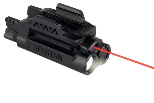 LaserMax SPSCR Red Spartan Light/Laser  Black 120 Lumens White LED