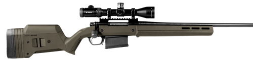 Magpul MAG483-ODG Hunter 700 Stock Fixed with Aluminum Bedding & Adjustable Comb OD Green Synthetic for Remington 700 LA