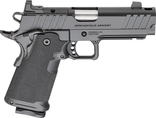 Springfield Armory PH9117AOSLCCOMP Prodigy DS  9mm Luger 10+1 4.25" Stainless Match Grade Bull Barrel, Black Cerakote Optic Ready Carbon Steel Slide & Frame w/Beavertail, Black Polymer Grip