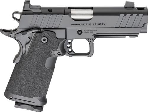 Springfield Armory PH9117AOSLCCOMP Prodigy DS  9mm Luger 10+1 4.25" Stainless Match Grade Bull Barrel, Black Cerakote Optic Ready Carbon Steel Slide & Frame w/Beavertail, Black Polymer Grip