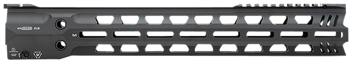 Strike Industries GRIDLOK-416-FD-16 GridLok Full Duty With Quick Detach System 16"L 1.57"D M-LOK Black Aluminum for HK 416, HK MR556, M27 IAR