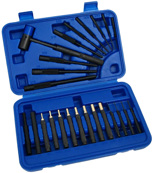 DAC GMPUNCH24 Drive Pin & Roll Punch Set Universal 24 Pieces