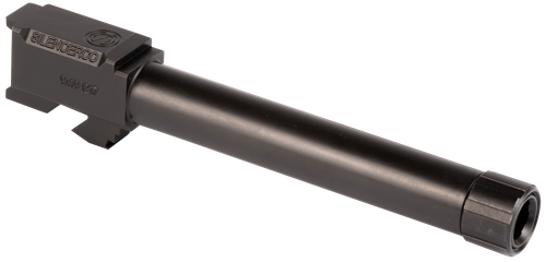 SilencerCo AC864 Glock  9mm Luger 5" Threaded Black Nitride Stainless Steel, Fits Glock 17 Gen1-4