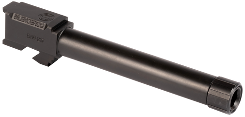 SilencerCo AC864 Glock  9mm Luger 5" Threaded Black Nitride Stainless Steel, Fits Glock 17 Gen1-4
