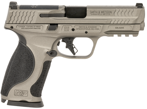Smith & Wesson 14161 M&P M2.0  Full Size Frame 9mm Luger 10+1 4.63" Black Steel Barrel, Gray Optic Cut/Serrated Steel Slide, Gray Aluminum Frame w/Picatinny Rail, Black Polymer Grip
