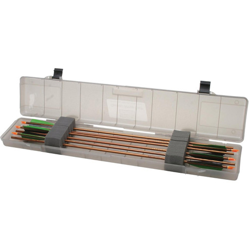 MTM Ultra Compact Arrow Case Up to 32" Arrows Clear Smoke