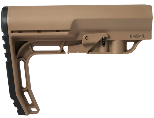 Mission First Tactical BMSMILSDE Battlelink Minimalist Mil-Spec Scorched Dark Earth, Synthetic, 7.08" OAL