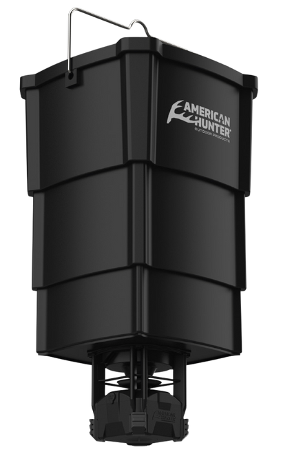 American Hunter AHNFECON Nesting Hopper w/Econ Feeder Kit Collapsible 16 Programs 1-30 Seconds Duration 5 Gallon Capacity Black