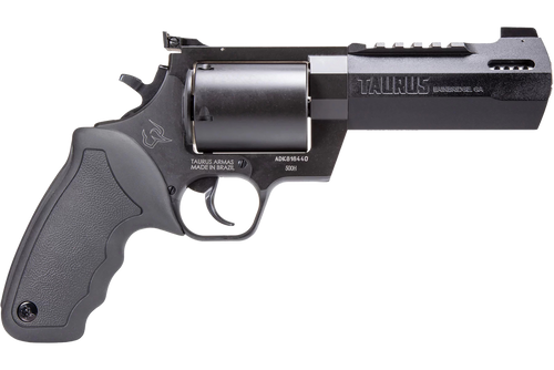 Taurus 2500051RH Raging Hunter  Large Frame 500 S&W Mag 5rd 5.12" Black Ported/Target Crown Barrel, Matte Black Oxide Cylinder, Black Steel Frame, Black Rubber Grip