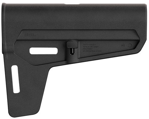 Magpul MAG1143-BLK BSL Arm Brace  Black Synthetic with M-LOK Compatible Slots & Ambidextrous Rear QD Cup for AR-Pistol Platform with Mil-Spec Tube (Tube Not Included)