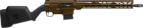 CMMG 55A520BMB Dissent BR4 5.56x45mm 10+1 16.10" Black Nitride Threaded Barrel, Midnight Bronze Cerakote Aluminum Receiver w/Picatinny Rail, M-LOK Handguard, Magpul Fixed Black Polymer Stock