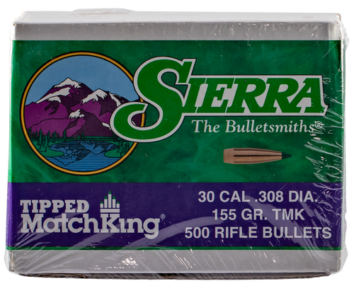 Sierra 7755C Tipped MatchKing  30Cal 155gr Tipped MatchKing 500/Box