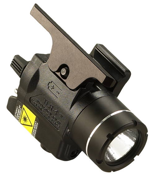 Streamlight 69241 TLR-4 Gun Light  Black 170 Lumens White C4 LED/Red Laser HK USP Compact