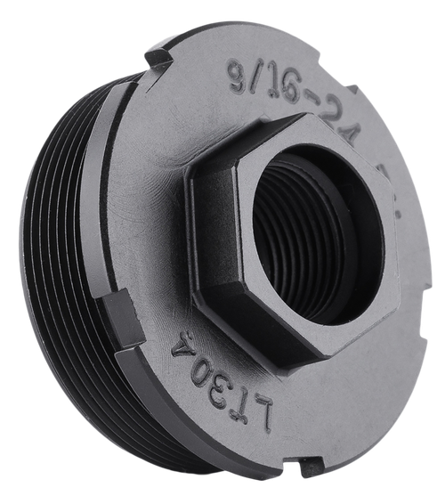 Dead Air LT301 HUB Direct Thread Mount 1/2"x28 4140 HT Alloy Steel Black