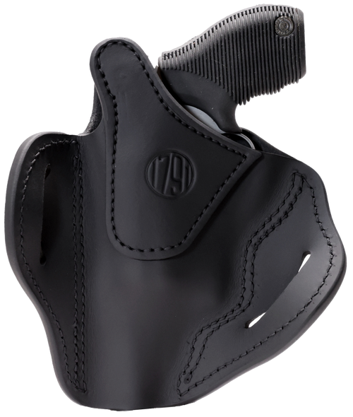 1791 Gunleather RVHX3SBLR RVHX-3  OWB Size 03 Stealth Black Leather Belt Slide Right Hand