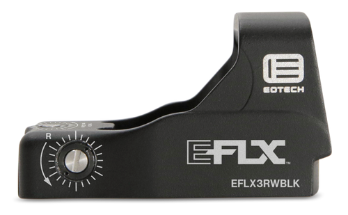 Eotech EFLX3RWBLK EFLX Mini Reflex Sight  Matte Black 1 x 3 MOA Red Dot