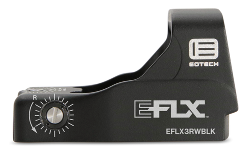 Eotech EFLX3RWBLK EFLX Mini Reflex Sight  Matte Black 1 x 3 MOA Red Dot