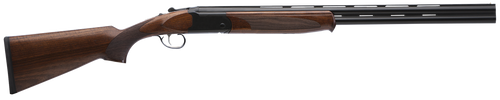 Stevens 22165 555  Full Size 12 Gauge Break Open 3" 2rd 28" Black Satin Over/Under Vent Rib Barrel, Satin Black Aluminum Receiver, Fixed Turkish Walnut Stock, Ambidextrous