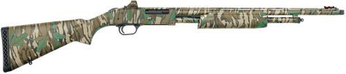 Mossberg 50133 500 Turkey Full Size 410 Gauge Pump 3" 5+1 20" Mossy Oak Greenleaf Vent Rib Barrel & Optics Cut Steel Receiver, Mossy Oak Greenleaf Synthetic Stock, Holosun 407K Red Dot