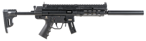 GSG GERGGSG1610ML GSG-16  Full Size 22 LR 10+1 16.25" Black Black Polymer Receiver Black Collapsible w/Storage Compartment Stock Right Hand
