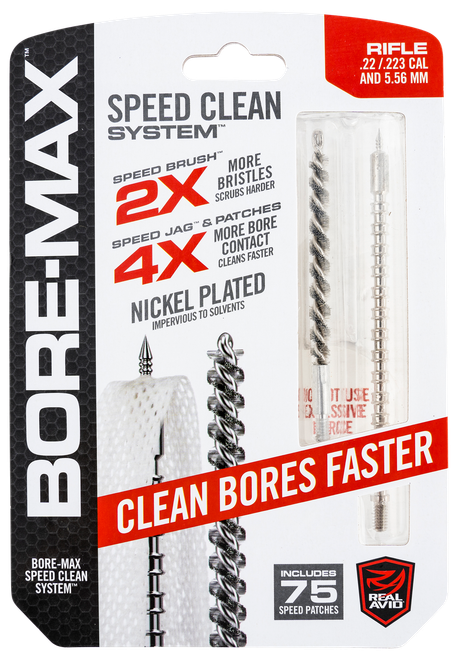 Real Avid AVBMSET223 Bore-Max Speed Clean Upgrade Set 223 Rem 22 Cal Rifle