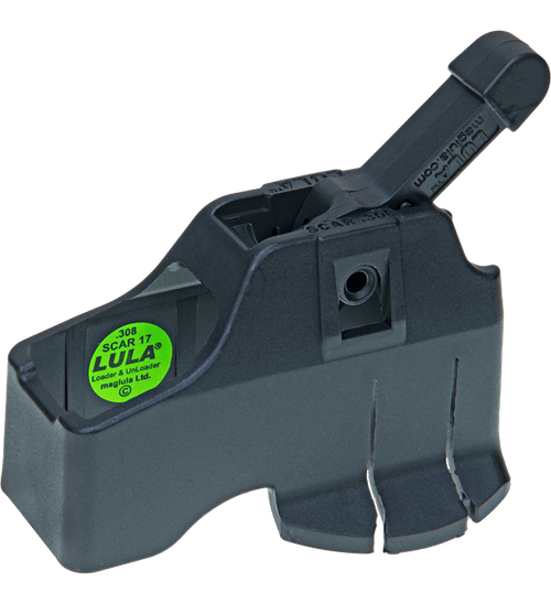 Maglula LU24B LULA Loader & Unloader Made of Polymer with Black Finish for 308 Win, 7.62x51mm NATO FN SCAR17, SCAR H