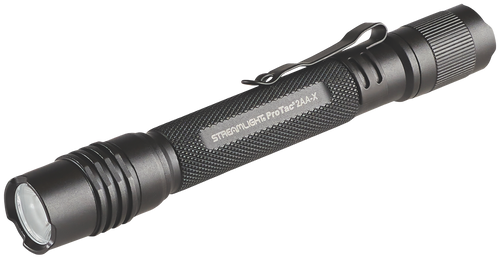 Streamlight 88135 ProTac 2AA-X USB Flashlight  Black Anodized 40/550 Lumens White  LED