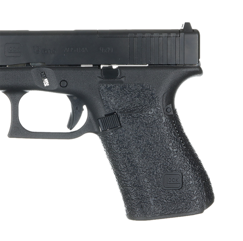 Talon Grips 383R Adhesive Grip  Glock Gen5 19/23/25/32/38/44 w/Medium Backstrap, Black Textured Rubber