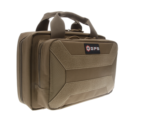 GPS Bags PC15FDE Pistol Case  Flat Dark Earth 600D Polyester Holds 1 Handgun