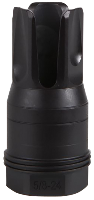 Sig Sauer SL76258X2490DEGF Clutch-Lok QD Q.D. Flash Hider Black Stainless Steel with 5/8" 24 tpi Threads for 7.62mm 90 Degree Taper