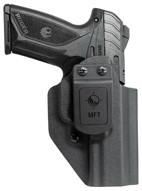 Mission First Tactical HRUSEC9AIWBABL Appendix Holster IWB/OWB Black Polymer Belt Clip Fits Ruger Security-9 Ambidextrous