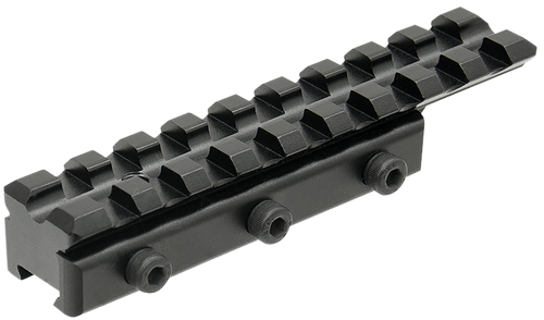 Leapers MNTPMTOWLA Picatinny Adapter Mount  Matte Black Anodized Aluminum Dovetail Mount