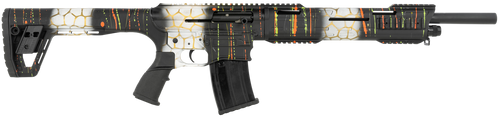 Tokarev USA 21000428 TAR SP 12 Gauge AR Style 18.50" Splatter Camo Aluminum Receiver w/Picatinny Rail, Polymer Stock, Ambidextrous