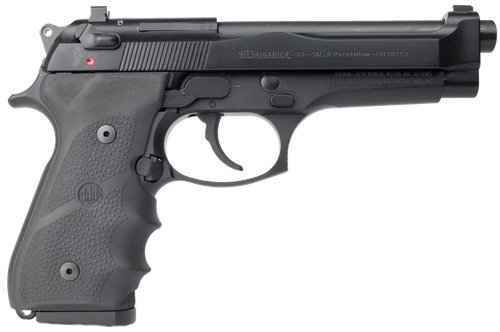 Beretta USA J92F700M 92FS Brigadier Full Size Frame 9mm Luger 15+1 4.70" Black Inox Steel Barrel, Black Bruniton Serrated Steel Slide, Black Aluminum Frame w/Beavertail, DA/SA, Ambidextrous