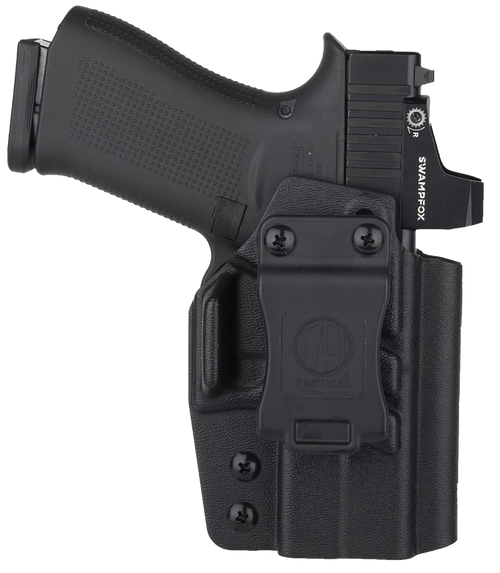 1791 Gunleather TACIWBG43XMOSBLKR Tactical  IWB Black Kydex Compatible w/ Glock 43X MOS Belt Clip Right Hand