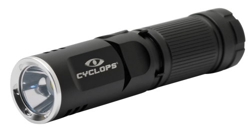 Cyclops CYCFLX400 FLX400 LED Flashlight  Black Anodized 160/400 Lumens White LED