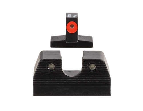 Trijicon 600891 HD XR Night Sight Set Green Tritium/Orange Outline Front, Green Tritium Rear, Black Frame, Fits FN FNP/FNX