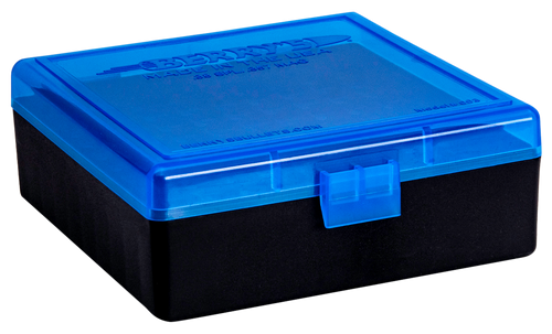 Berry's 95182 Ammo Box  38Special/357Mag Blue/Black Polypropylene 100rd
