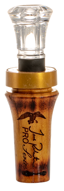 Duck Commander DCPROBH Pro Series Burnt Hedge Open Call Double Reed Mallard Hen Sounds Attracts Ducks Brown Wood