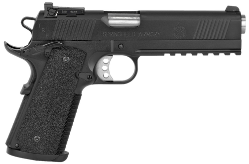 Springfield Armory PC9105LCA18 1911 TRP Operator *CA Compliant 45 ACP 5" 7+1 Black Armory Kote Long Black Carbon Steel Slide Black G10 Grip